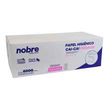 Papel higienico cai cai c/6000fls. 9x20,5cm (caixa/celulose virgem/f.dupla) Premium - Nobre Papel higienico cai cai c/6000fls. 9x20,5cm (caixa/celulose virgem/f.dupla) Premium - Nobre