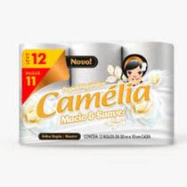 Papel higienico camelia folha dupla 20m c/12