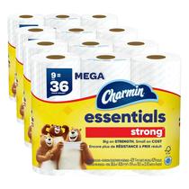Papel Higiênico Charmin Essentials Strong Pacote com 36 Rolos