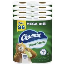 Papel higiênico Charmin Ultra Gentle 24 Mega Rolls (96 Regular)