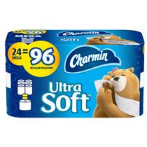 Papel Higiênico Charmin Ultra Macio 24 Rolos Mega 2 Camadas Papel Higiênico Charmin Ultra Macio 24 Rolos Mega 2 Camadas