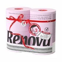 Papel Higiênico Colorido Renova 3 Camadas Conjunto com 4 Rolos Papel Higiênico Colorido Renova 3 Camadas Conjunto com 4 Rolos
