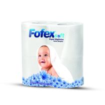 Papel higiênico com 4 rolos de 30m fofex soft