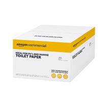 Papel higiênico com certificação Amazon Commercial FSC de 2 camadas em 24 rolos