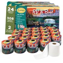 Papel Higiênico Compo Bamboo 2 Camadas 308 Folhas 24 Rolos Papel Higiênico Compo Bamboo 2 Camadas 308 Folhas 24 Rolos