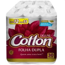 Papel Higienico Cotton 12 Rolos 30M Folha Dupla