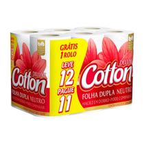 Papel Higiênico Cotton Deluxe Folha Dupla Leve 12 Pague 11 Papel Higiênico Cotton Deluxe Folha Dupla Leve 12 Pague 11