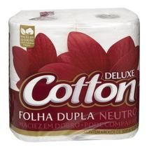 Papel Higiênico Cotton Folha Dupla Neutro 4 Unidades - Cotton soft Papel Higiênico Cotton Folha Dupla Neutro 4 Unidades - Cotton soft