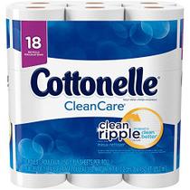 Papel Higiênico Cottonelle Clean Care 18 Rolos Grandes 150 Folhas Papel Higiênico Cottonelle Clean Care 18 Rolos Grandes 150 Folhas
