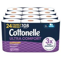 Papel Higiênico Cottonelle Ultra Comfort - 24 Rolos Mega Família