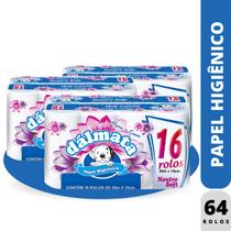 Papel higienico dalmata 16x4 c/64 rolos