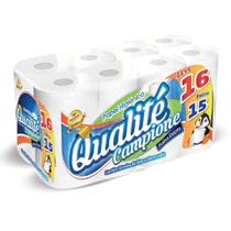 Papel Higiênico Doméstico Qualite Campione 10cmx30m C 12 Rolos Ip
