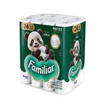 Papel Higiênico Familiar Folha Dupla 30m 24 Rolos