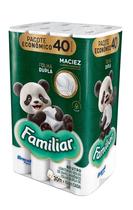 Papel Higiênico Familiar Folha Dupla 30m 40 Rolos