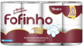 Papel Higiênico Fofinho Folha Dupla 30 Mts Neutro 8 Rolos Papel Higiênico Fofinho Folha Dupla 30 Mts Neutro 8 Rolos