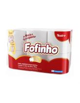 Papel higiênico fofinho folha dupla c/12