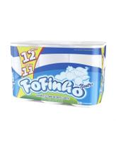 Papel higiênico fofinho folha simples c/12 Papel higiênico fofinho folha simples c/12