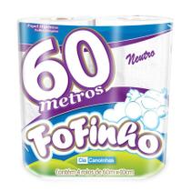 Papel Higienico Fofinho Fs 60m 4rl 16pc