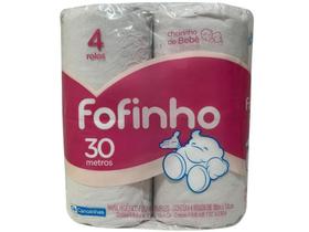 Papel Higiênico Fofinho Simples 05 Pct C/4 Rolos Cheiro Baby Papel Higiênico Fofinho Simples 05 Pct C/4 Rolos Cheiro Baby