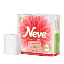 Papel Higiênico Folha Dupla 30mts Neve Toque de Seda 4 unidades Papel Higiênico Folha Dupla 30mts Neve Toque de Seda 4 unidades