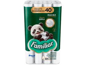 Papel Higiênico Folha Dupla Bracell Familiar 40 Rolos 30m