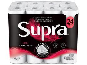 Papel Higiênico Folha Dupla Bracell Supra 24 Rolos 30m