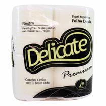 Papel Higiênico Folha Dupla Delicate Premium 64 Unidades Papel Higiênico Folha Dupla Delicate Premium 64 Unidades