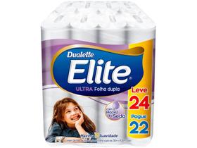 Papel Higiênico Folha Dupla Elite Ultra 24 Rolos 30m