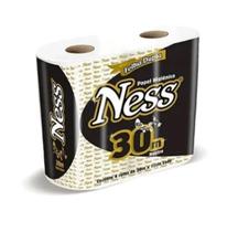 Papel Higiênico Folha Dupla Ness com 4 rolos de 30 metros - NESS