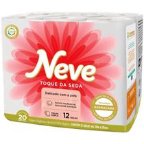 Papel Higiênico Folha Dupla Neve 12 Rolos 20m