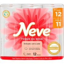 Papel Higiênico Folha Dupla Neve 12 Rolos 30m