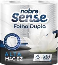 Papel higiênico Folha dupla Sense nobre c/4 rolos