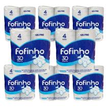 Papel Higiênico Folha Simples C/32 Rolos 30M Cada Fofinho