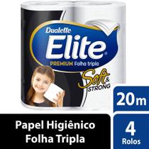 Papel Higiênico Folha Tripla Dualette Elite Soft & Strong c/4