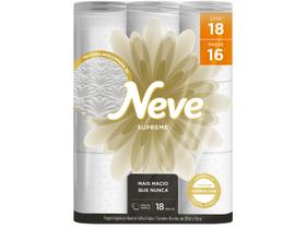 Papel Higiênico Folha Tripla Neve Supreme 18 Rolos 20m