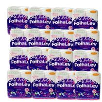 Papel higienico FolhaLev folha dupla 30m fardo 64 rolos