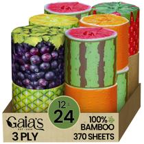 Papel higiênico GAIA'S Gaias Premium Soft Fruit TP Organic Bamboo