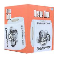 Papel higiênico inovador Play Visions Tissue Time Elimine a corrupção Papel higiênico inovador Play Visions Tissue Time Elimine a corrupção