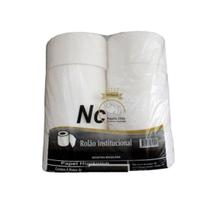 Papel Higiênico Inst. 100% Celulose 10cmx500m c/8 Rolos (NC Papéis) Maciez e Alta Rendimento