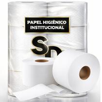 Papel Higiênico Institucional 100 Celulose 8 Rolos SD