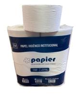 Papel Higiênico Institucional 100% Celulose c/ 8 rolos de 300m X 10cm - Papier