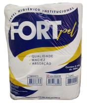 Papel higiênico institucional - 8 rolos com 300m