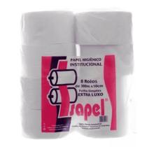 Papel higienico institucional extra luxo 8 x 300m (rolao) - Isapel
