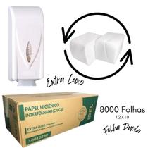 Papel Higiênico Interfolha 100% Celulose C/ 8000fls Papel Higiênico Interfolha 100% Celulose C/ 8000fls
