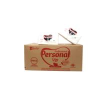 Papel Higiênico Interfolhado Branco Folha Dupla Personal Vip Caixa C/20 Pacotes 600 Folhas Cada 21x10