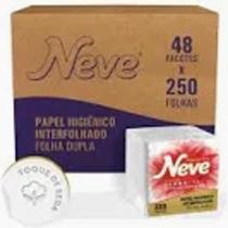 Papel higienico interfolhado neve fd 48 x 250 folhas
