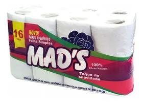 Papel Higiênico Mad's Suave 16 Rolos Papel Higiênico Mad's Suave 16 Rolos