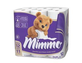 Papel Higiênico Mimmo Folha Dupla 30m com 12