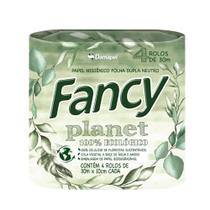 Papel Higiênico Neutro Folha Dupla Fancy Planet 4 Rolos