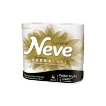 Papel higienico neve c/4 rolos folha tripla 20mt supreme